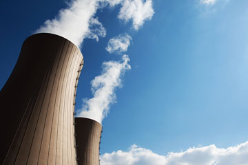 nuclear power plant cooling towers